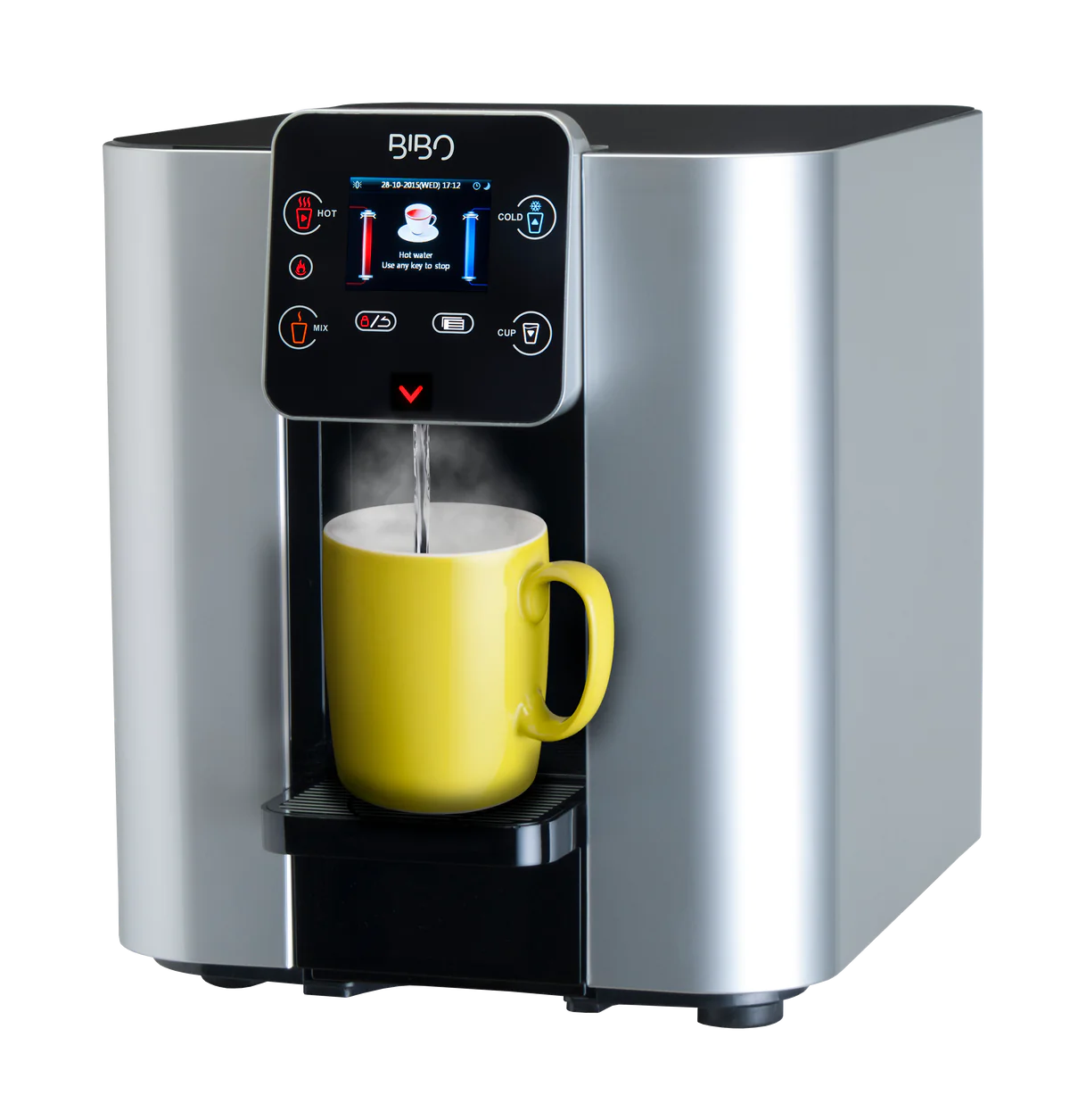 BIBO-Water-Bar-in-Silver-with-cup