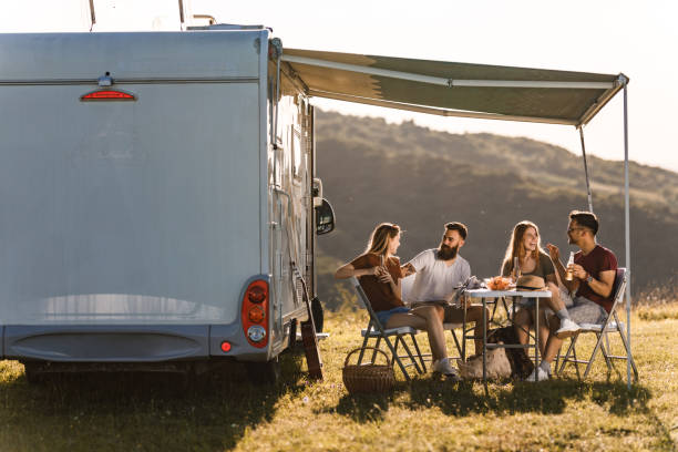 W2W Portable Water Filters at caravan site