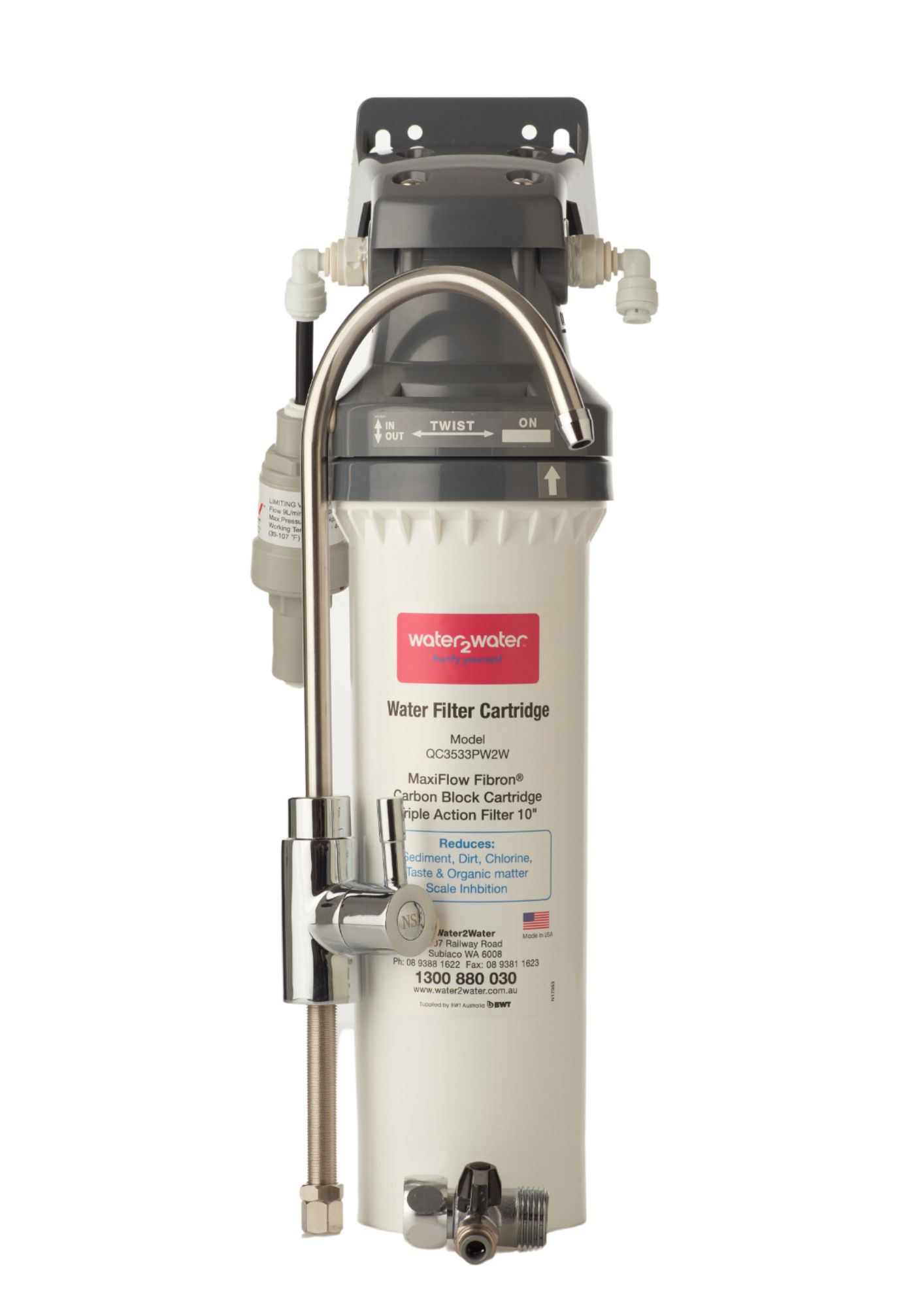 W2W-MAXIFLOW-UNDER-SINK-FILTER-SYSTEM-WUTH-FAUCET